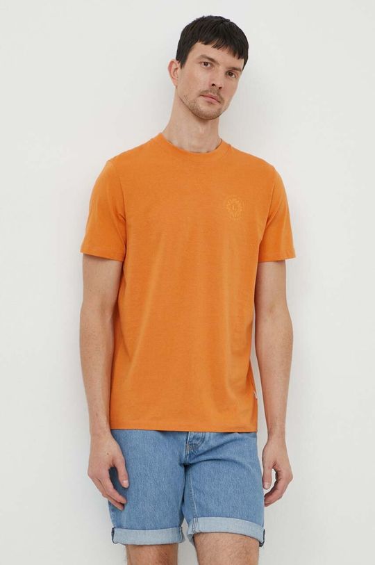 Хлопковая футболка Lindbergh, оранжевый
