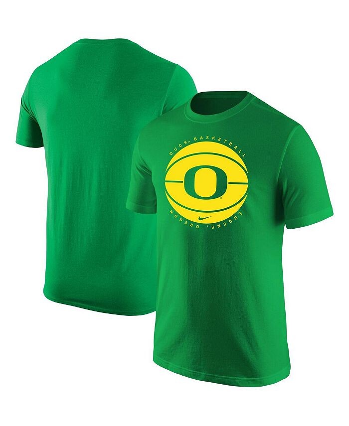 

Мужская зеленая футболка с логотипом Oregon Ducks Basketball Nike, зеленый