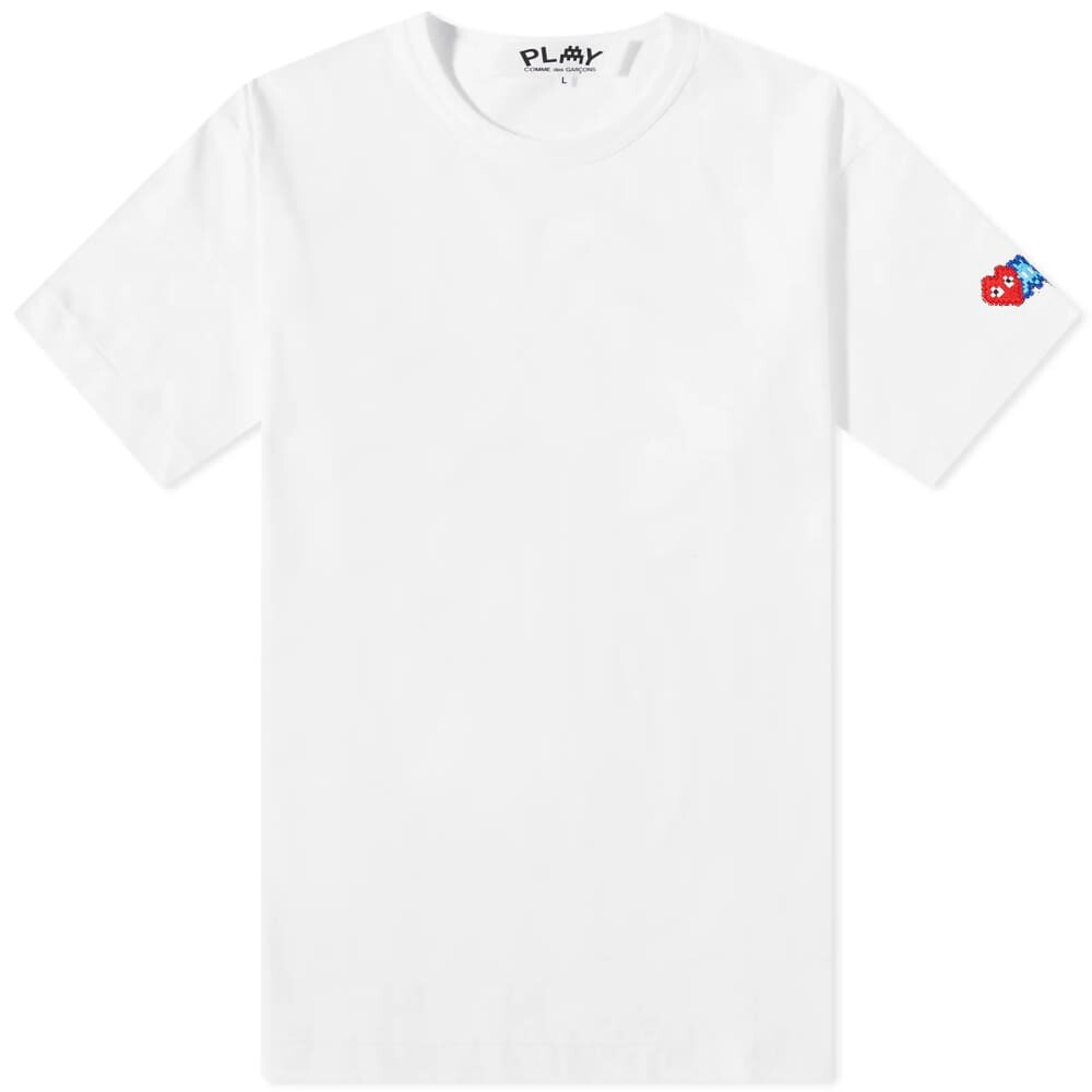 

Футболка Comme des Garçons Play Invader, белый