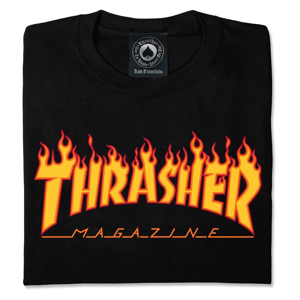 Футболка <b>Thrasher</b> Flame, оранжевый 2. Футболка <b>Thrasher</b> Flame, оранжевый - ...