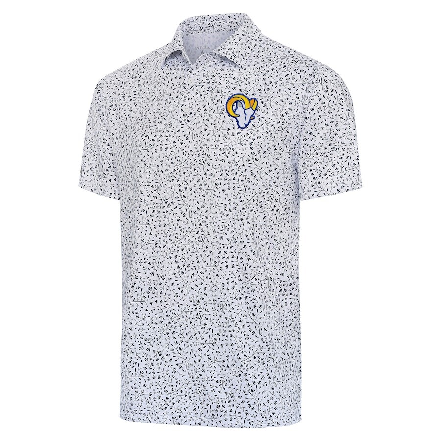

Поло с коротким рукавом Antigua Los Angeles Rams, белый