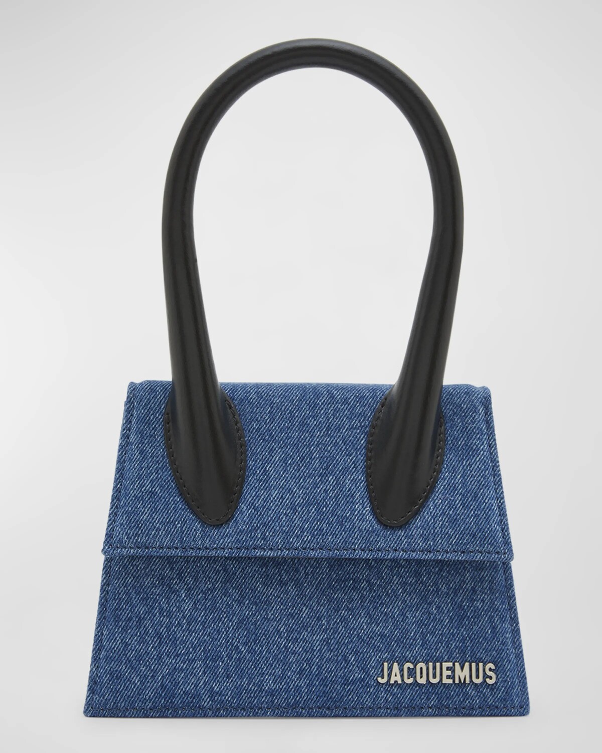 

Джинсовая сумка Le Chiquito Moyen с ручкой сверху Jacquemus, цвет Blue