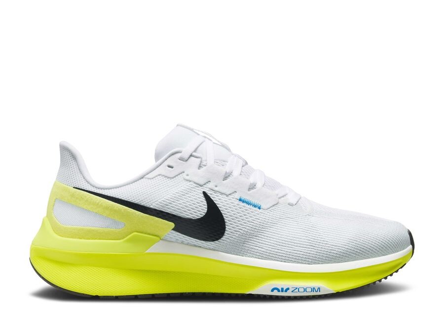 

Кроссовки Nike Air Zoom Structure 25, цвет White Cyber Black