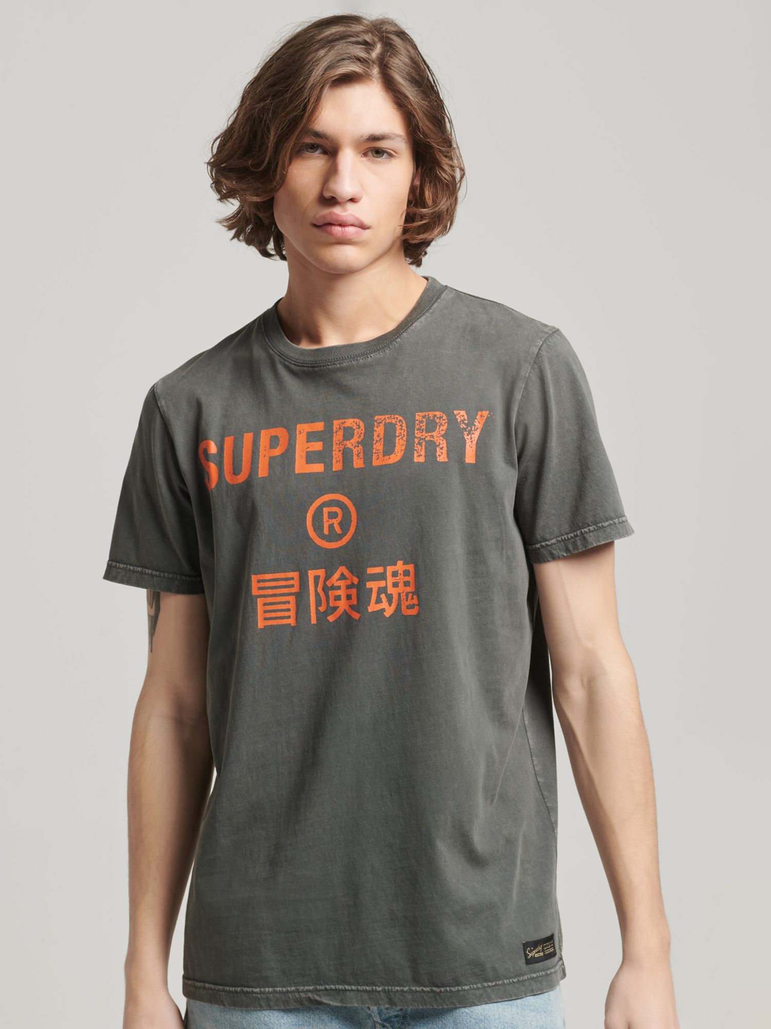 

Футболка с фирменным логотипом Superdry Vintage