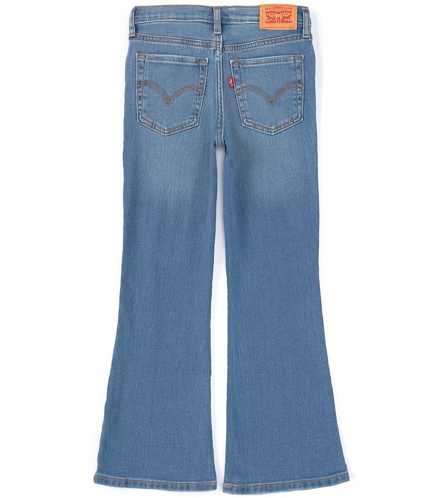 Классические расклешенные джинсы Levi's Big Girls 7-16 726, синий