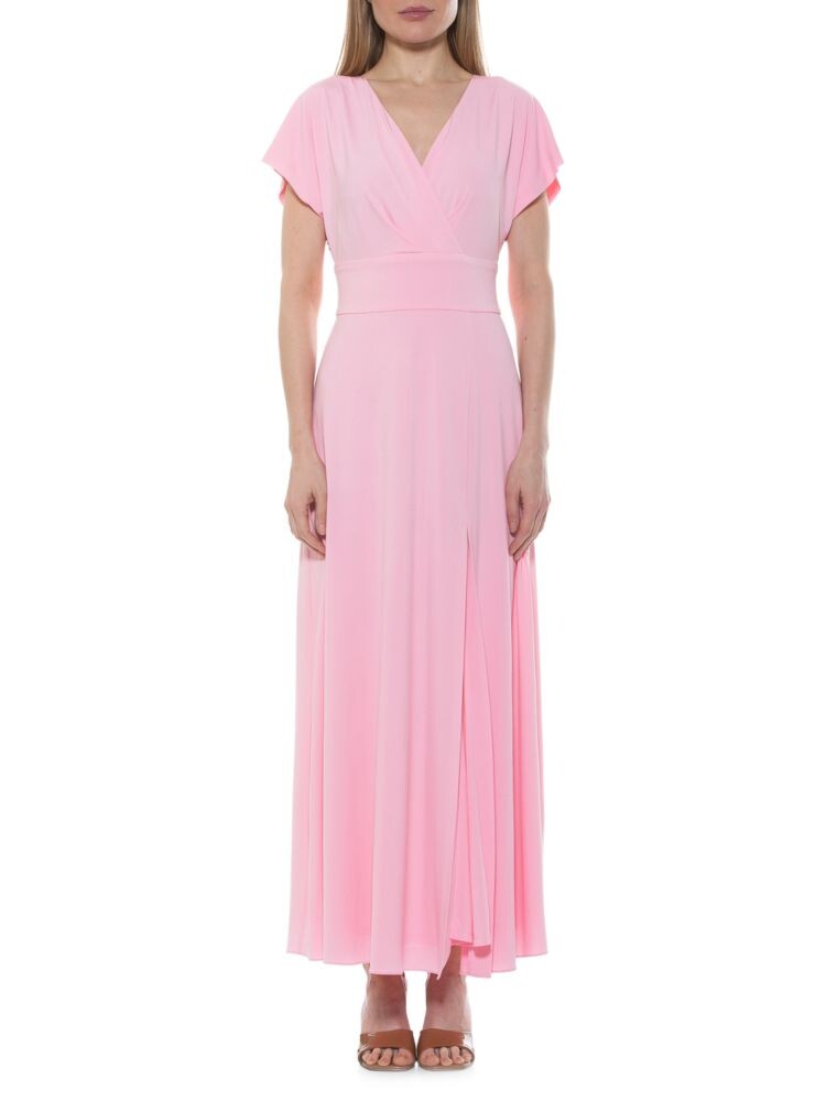 

Платье макси Brielle Surplice Alexia Admor, цвет Blush