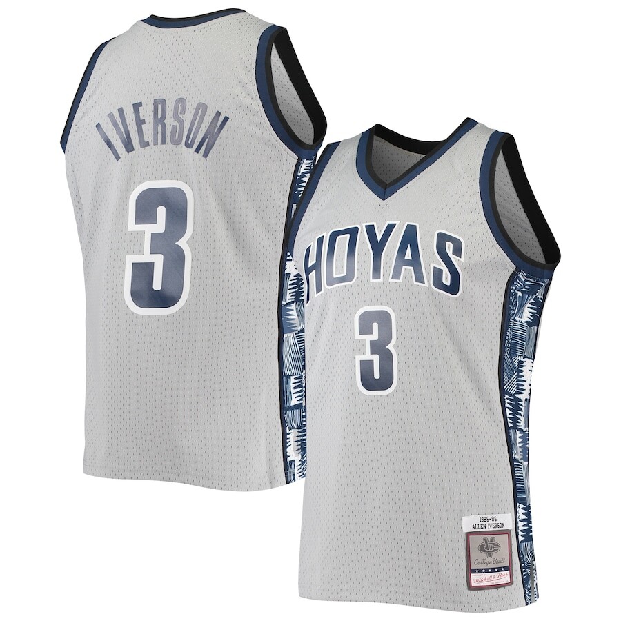 

Джерси Mitchell & Ness Georgetown Hoyas, серый