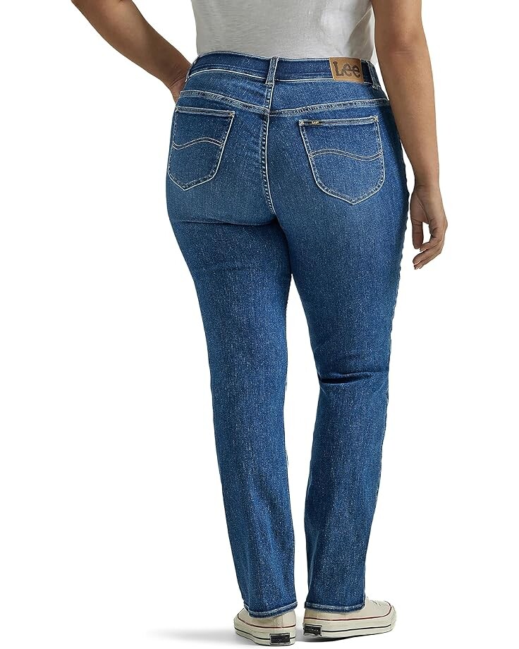

Джинсы Lee Plus Size Flex Motion Straight Jeans, цвет Cobalt Sheen