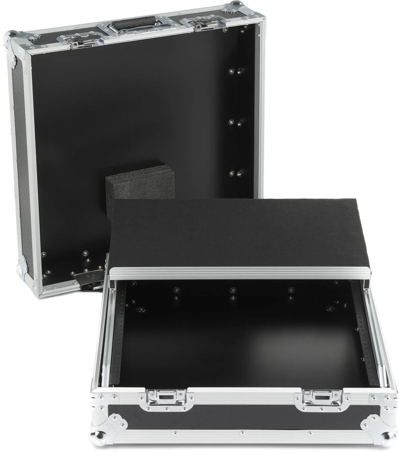 

ProX XS-19MIXLT 10U Наклонный 19-дюймовый чехол для диджея/микшера с верхним креплением и съемной полкой для ноутбука
