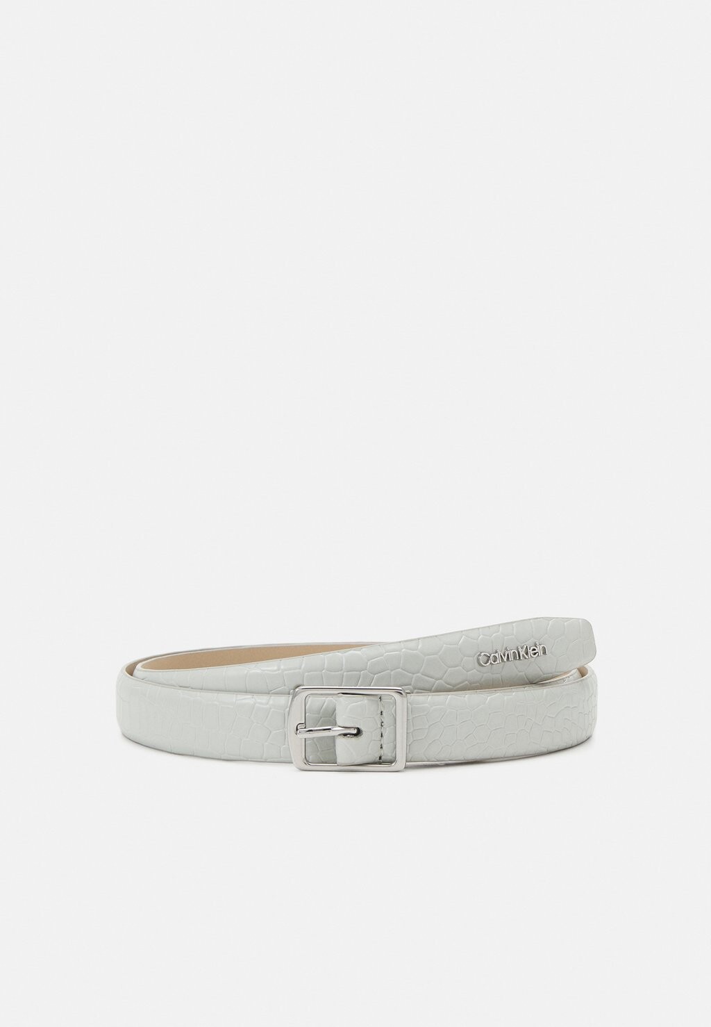 

Ремень Slim Buckle Belt Croco Calvin Klein, синий