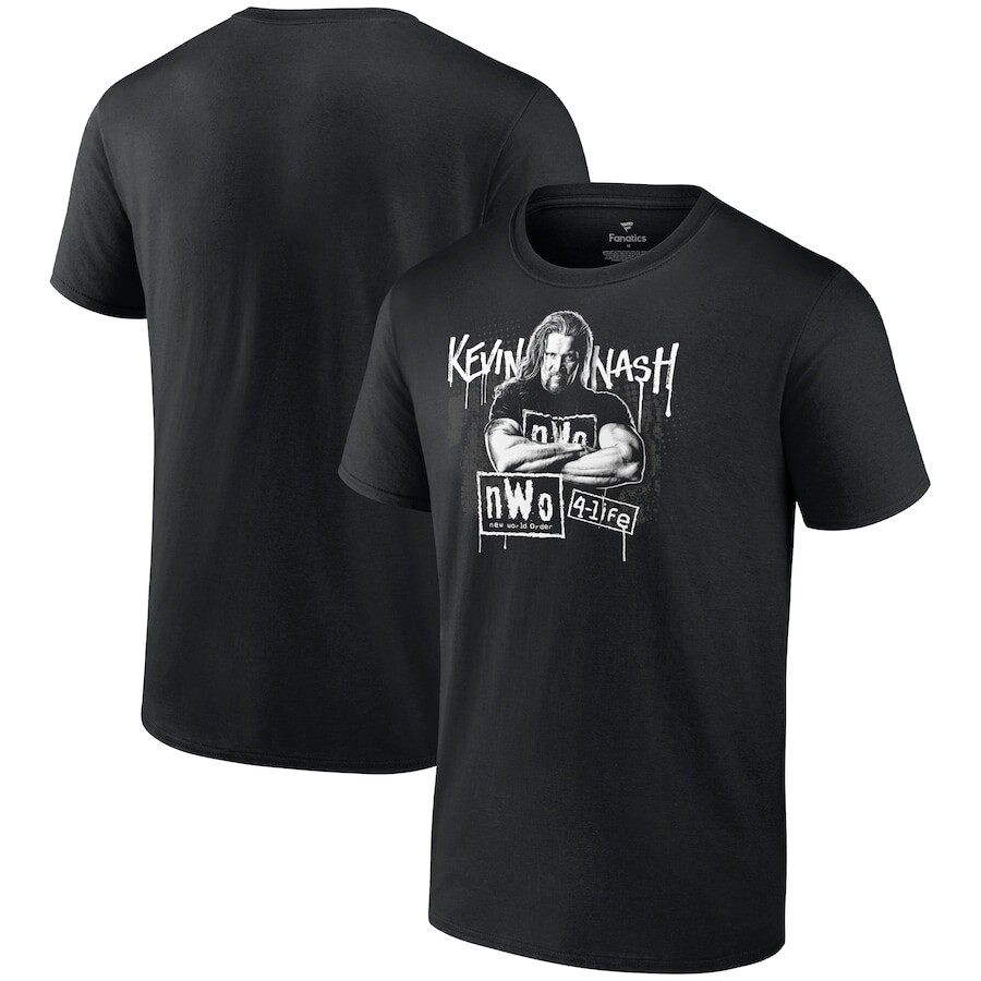 

Футболка с коротким рукавом Fanatics Branded Kevin Nash, черный