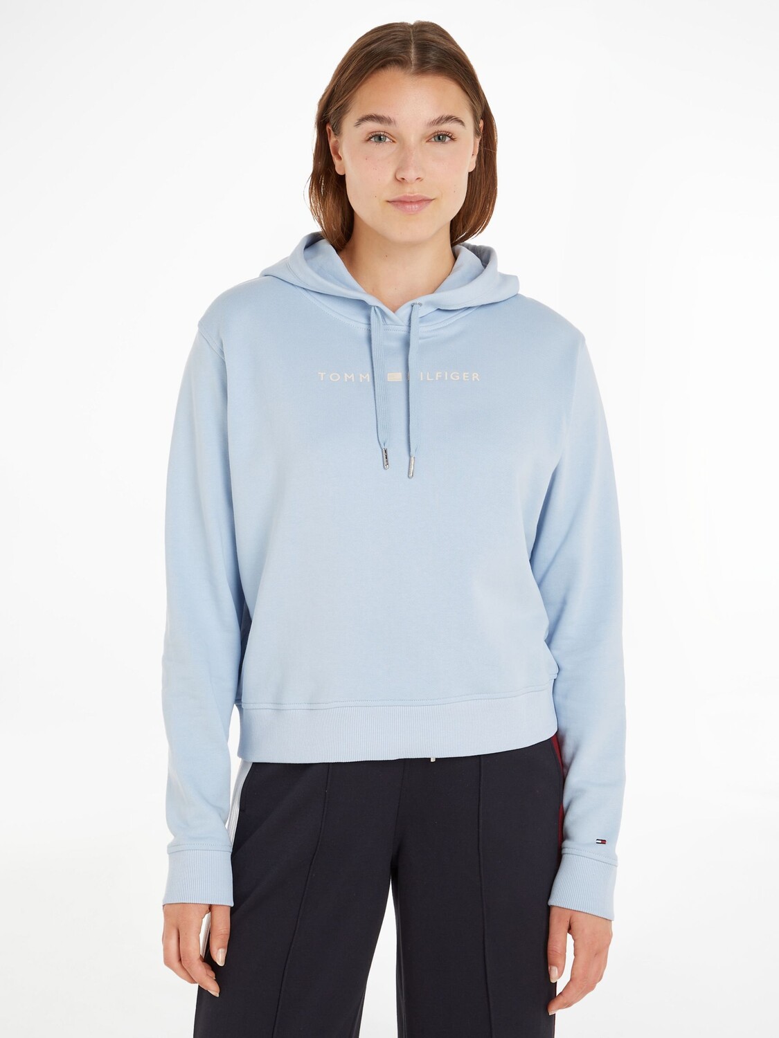 

Худи Tommy Hilfiger с логотипом, свежий синий