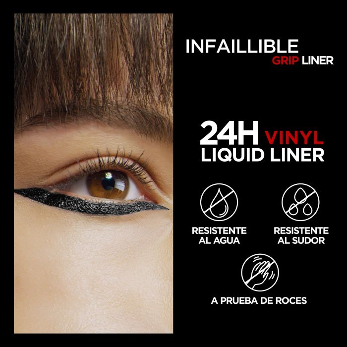 Подводка для глаз Infalible Grip 24H Vinyl Delineador Líquido L'Oréal París, Negro