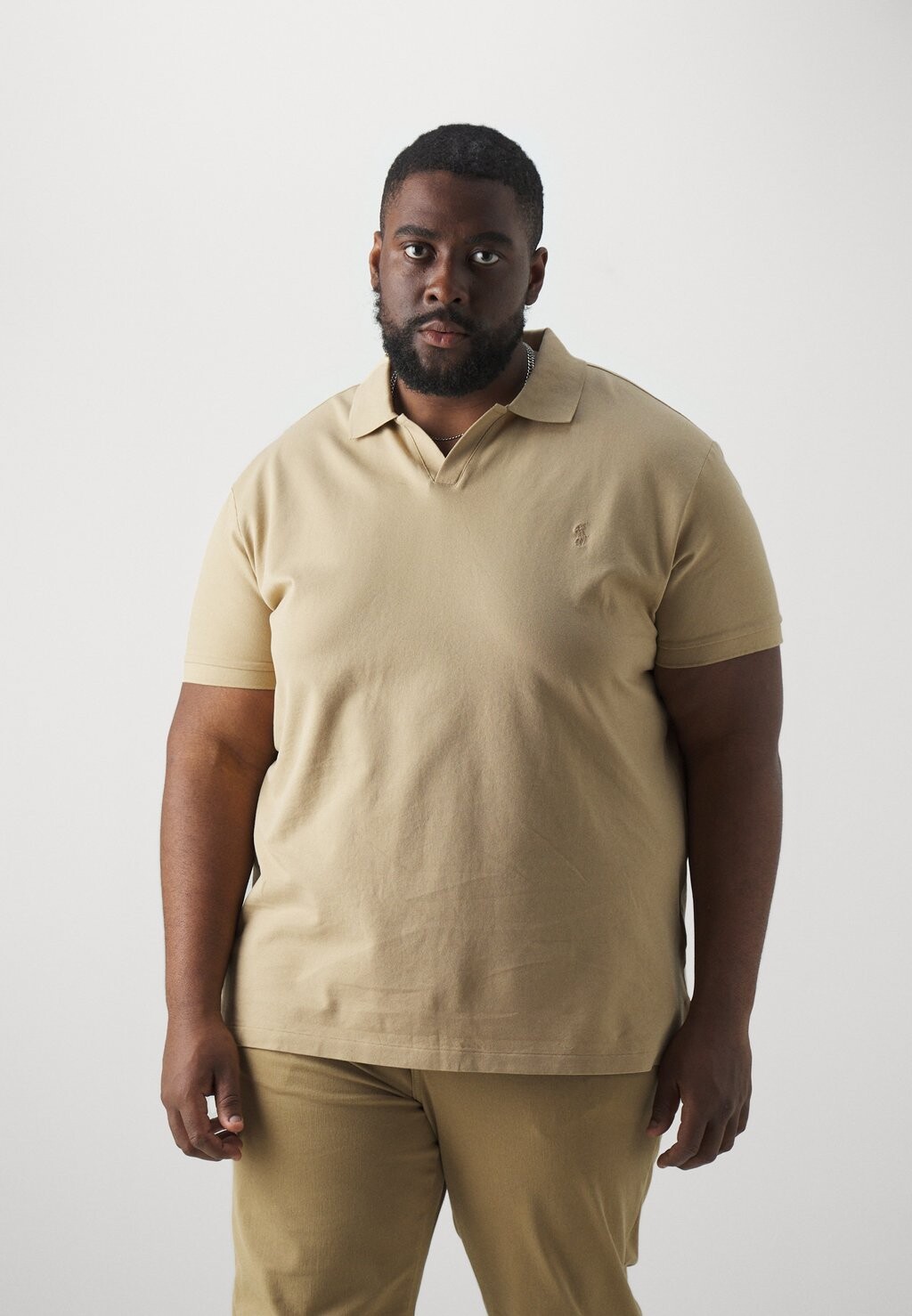 

Рубашка поло Polo Ralph Lauren Big & Tall, бежевый