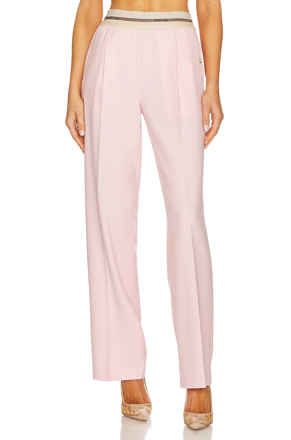 

Брюки Helmut Lang Pull On Suit, цвет Lucid Pink