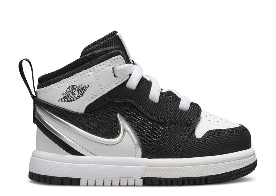 

Кроссовки Air Jordan Jordan 1 Mid RM EasyOn TD, черный/белый