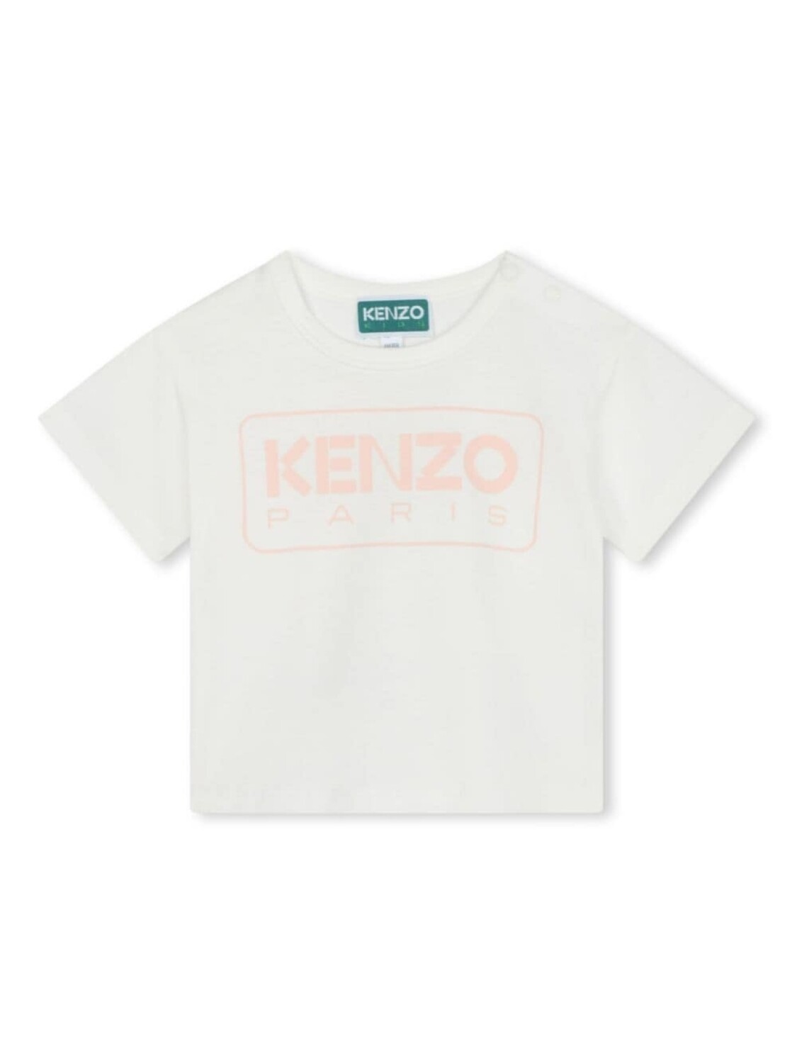 

Kenzo Kids футболка с логотипом, нейтральный цвет
