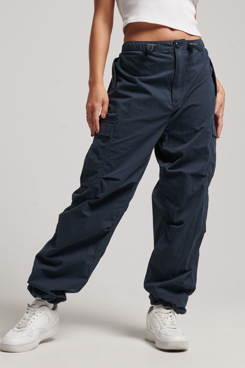 

Брюки с парашютной хваткой Superdry, синий