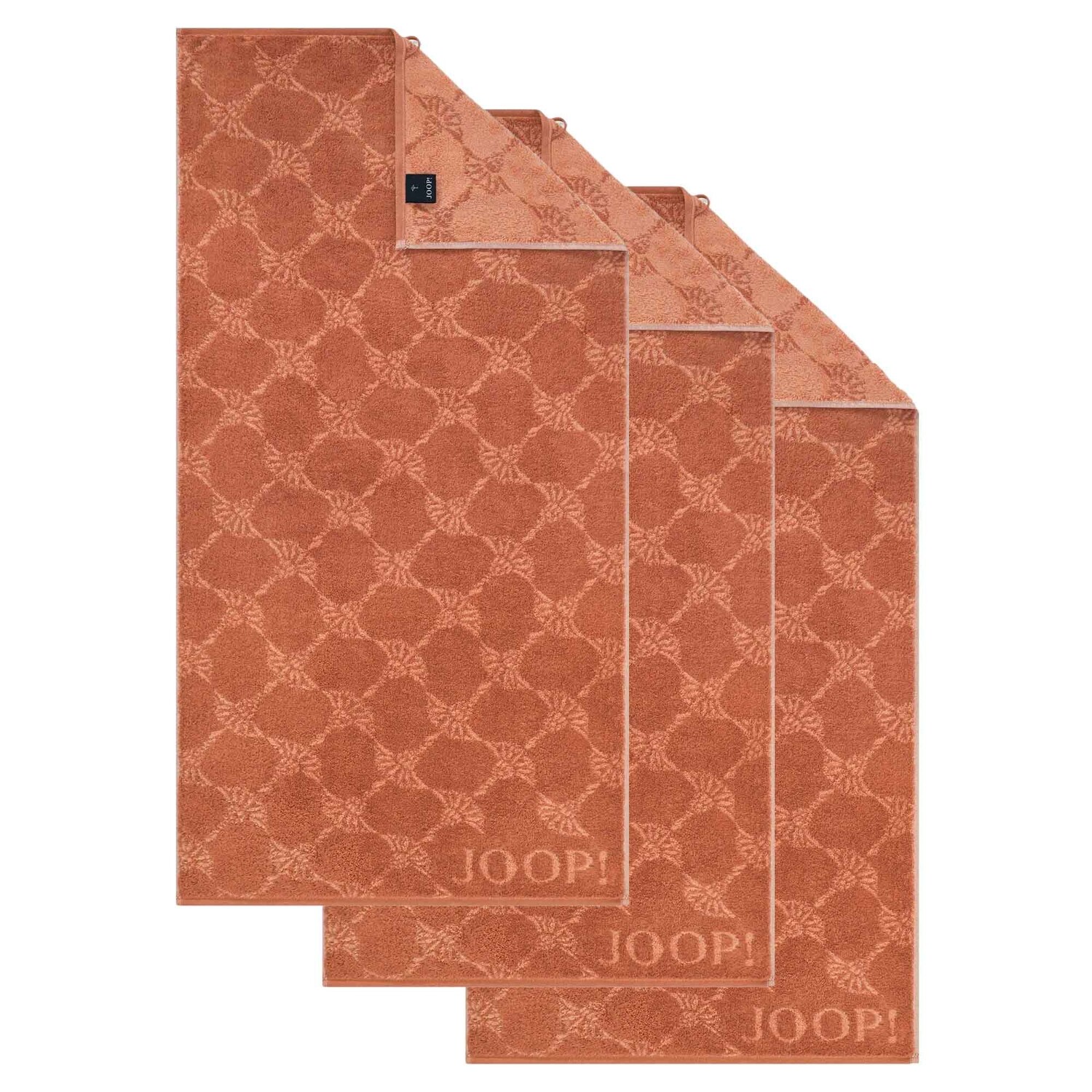 

Полотенце для ванной JOOP! 3er Pack, цвет Kupfer Cornflower