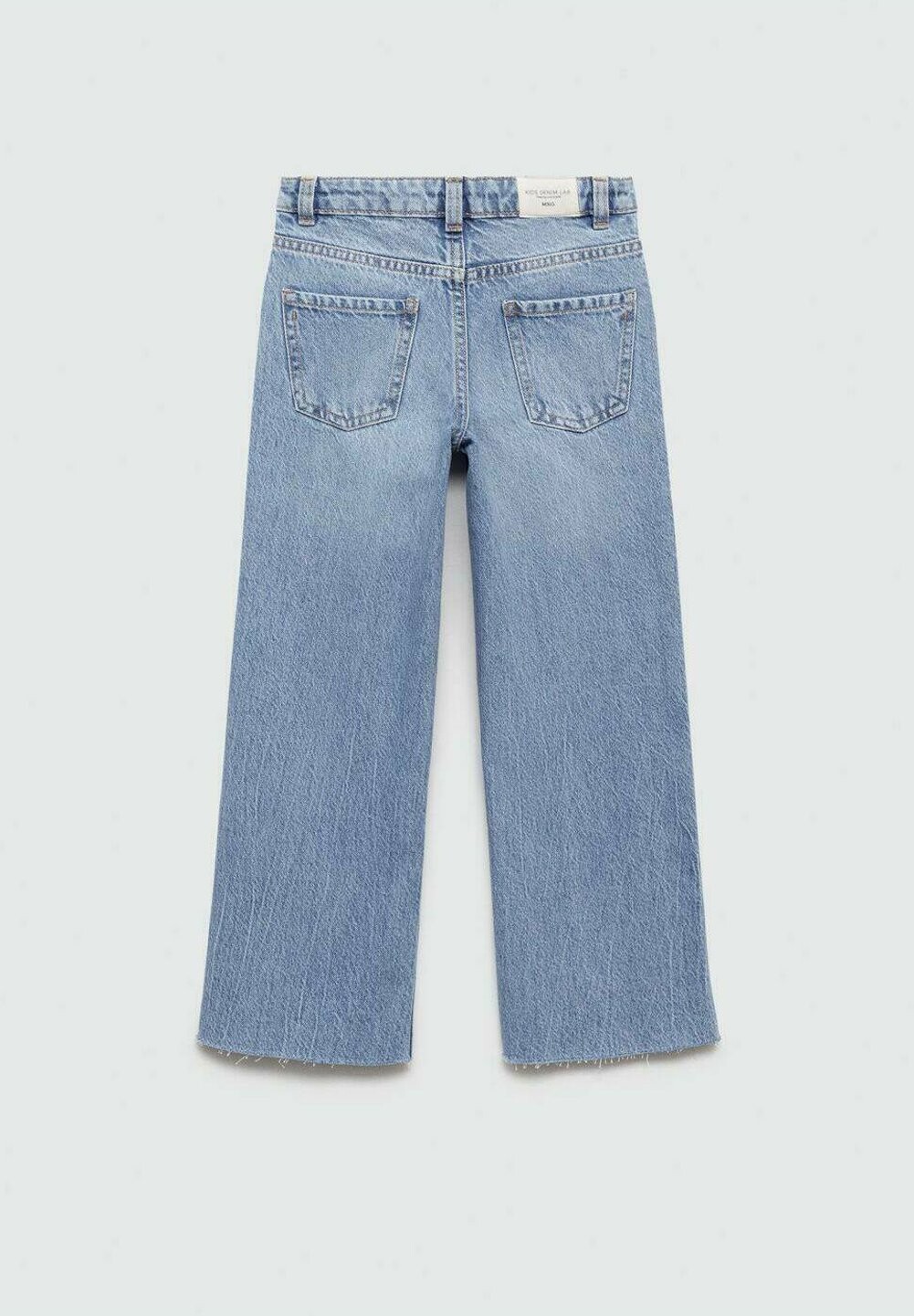 

Расклешенные джинсы WIDE7 Mango Kids, светло-голубой