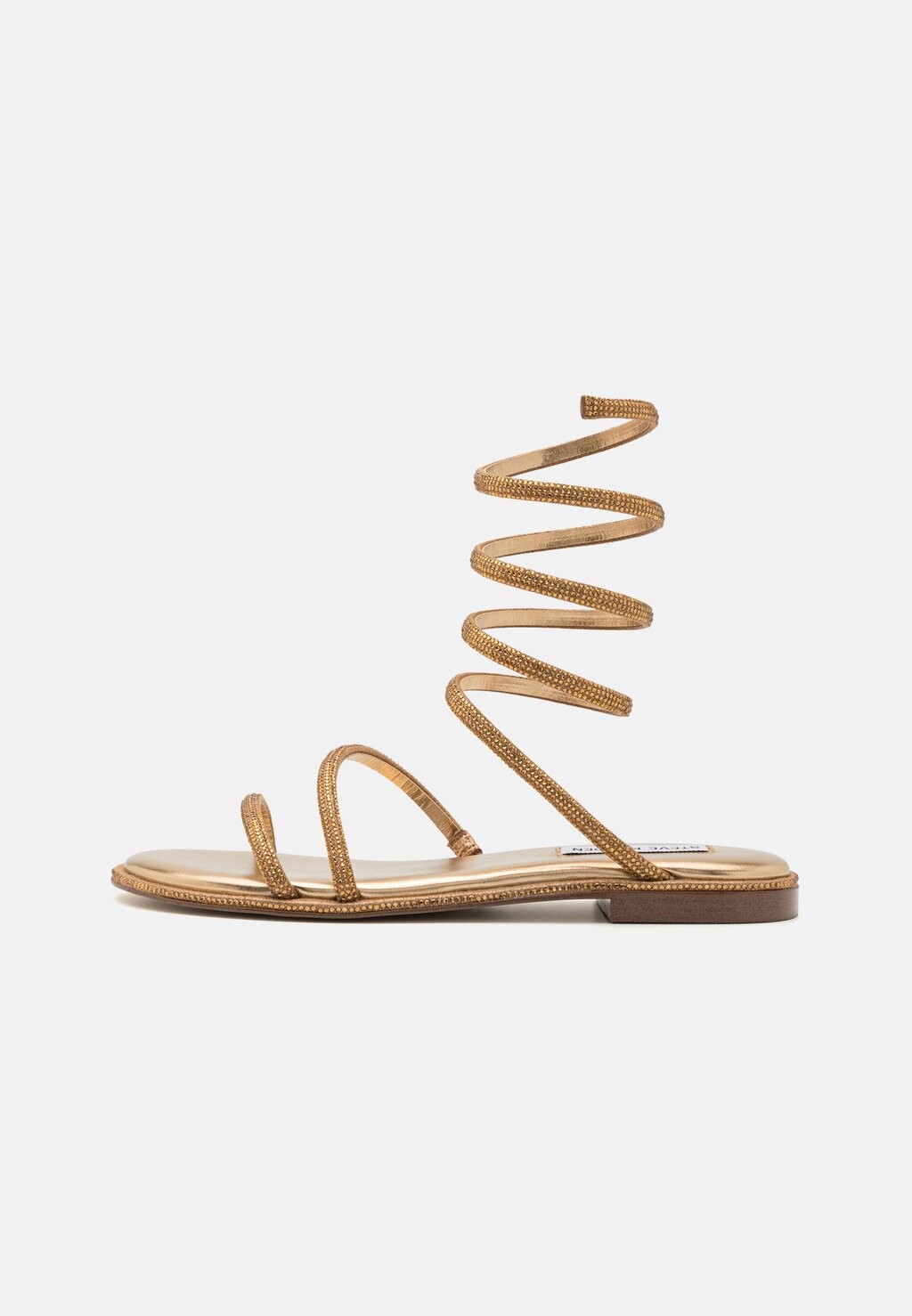 

Босоножки с ремешками SLITHERS Steve Madden, цвет bronze