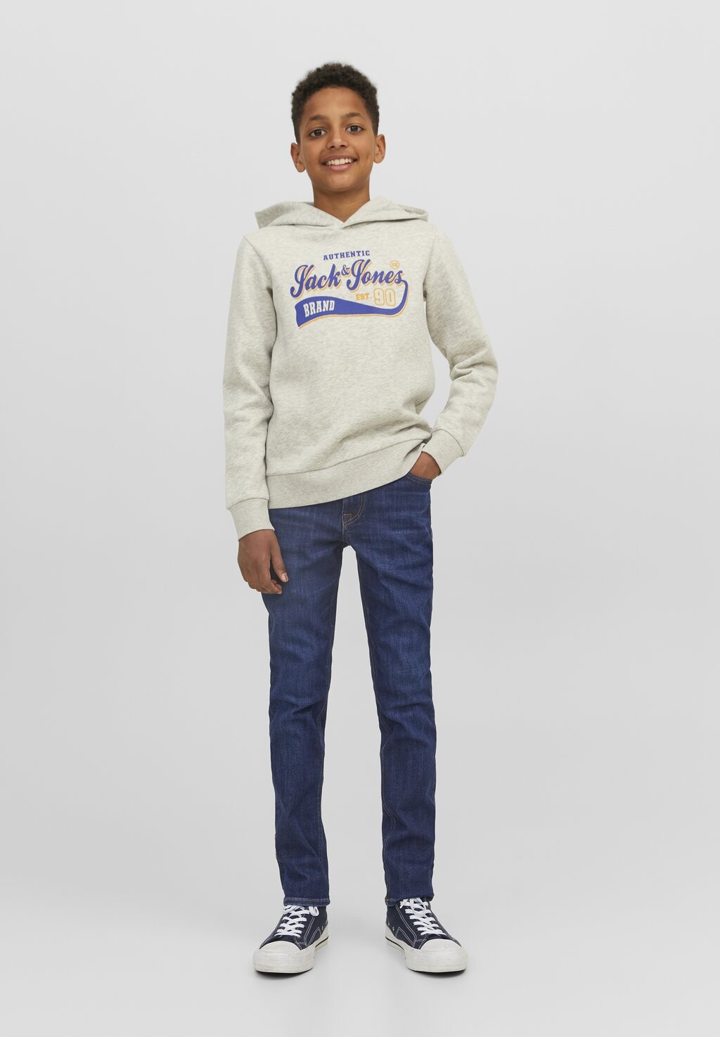 

Джинсы Slim Fit JJIGLENN JJORIGINAL Jack & Jones Junior, цвет blue denim