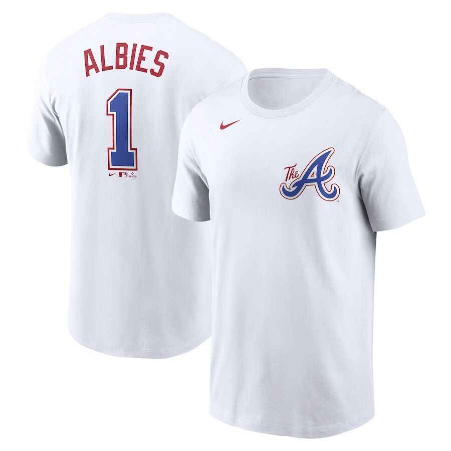 

Футболка с коротким рукавом Nike Atlanta Braves, белый