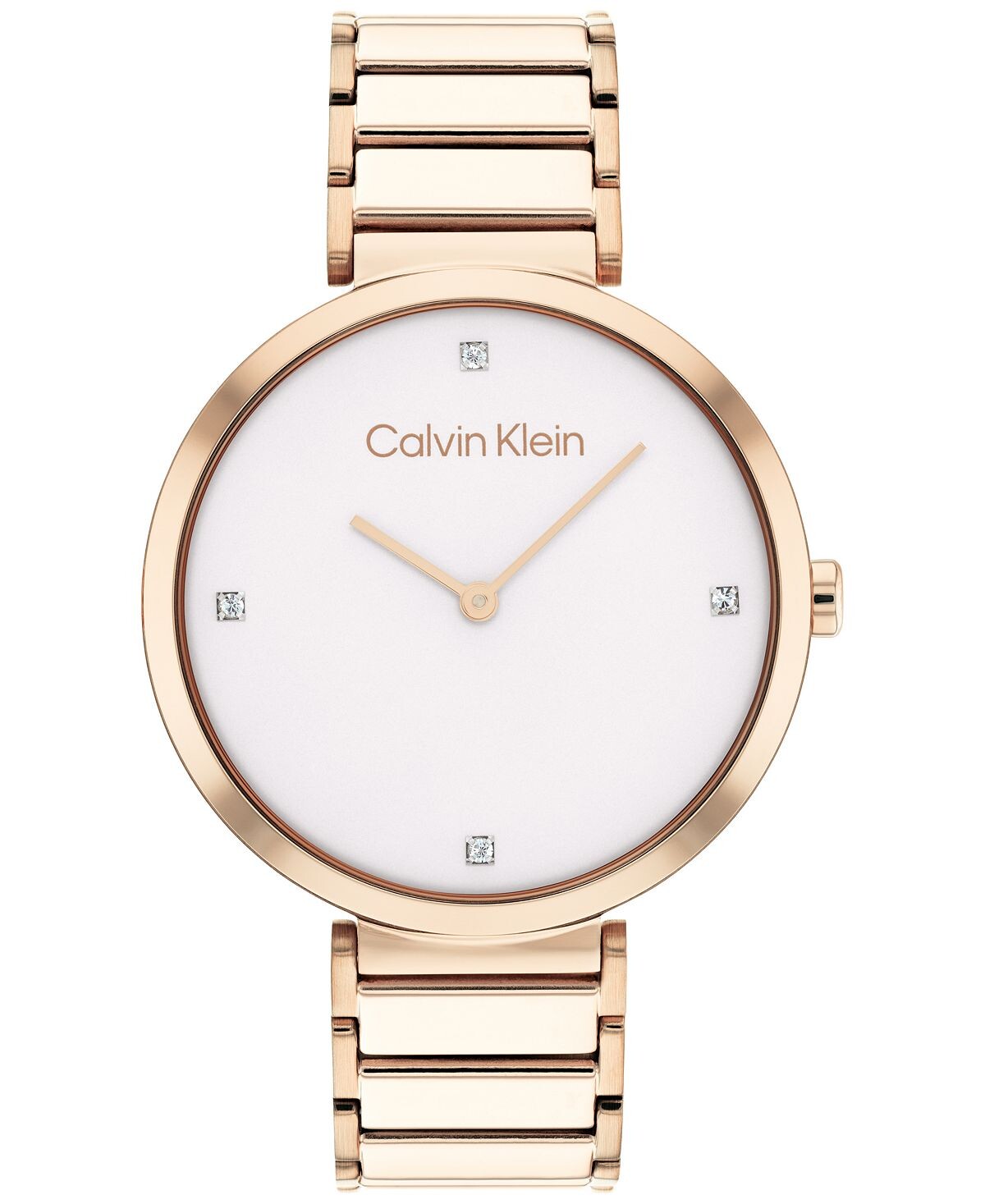 

Часы-браслет цвета розового золота 36 мм Calvin Klein, золотой