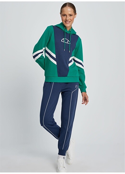 

Зеленая женская толстовка с капюшоном Ellesse, Зеленый