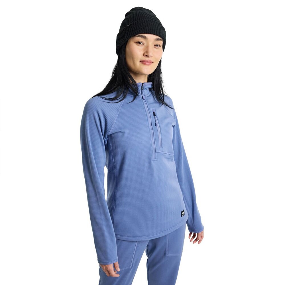 

Толстовка на молнии Burton Stockrun Grid, синий