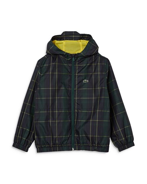 

Блузон в клетку для мальчиков Lacoste, цвет Blue