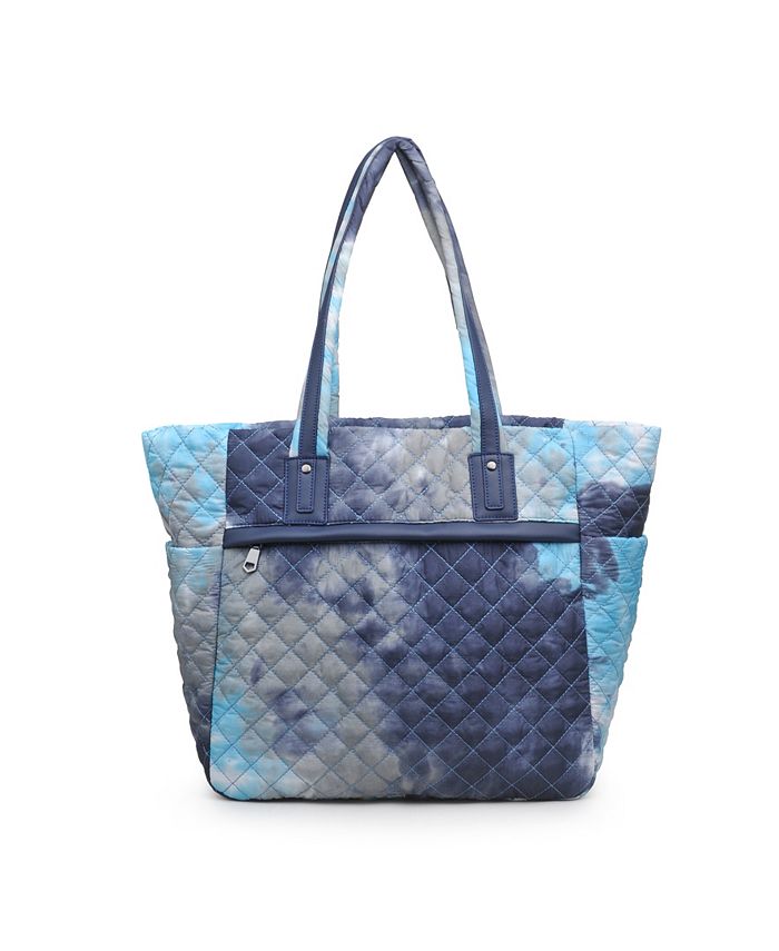 цена Женская стеганая большая сумка без фильтра SOL AND SELENE, синий