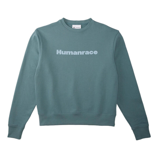 

Толстовка adidas originals x Pharrell Williams Crossover Casual Breathable Solid Color Round Neck Pullover Long Sleeves Green, мультиколор