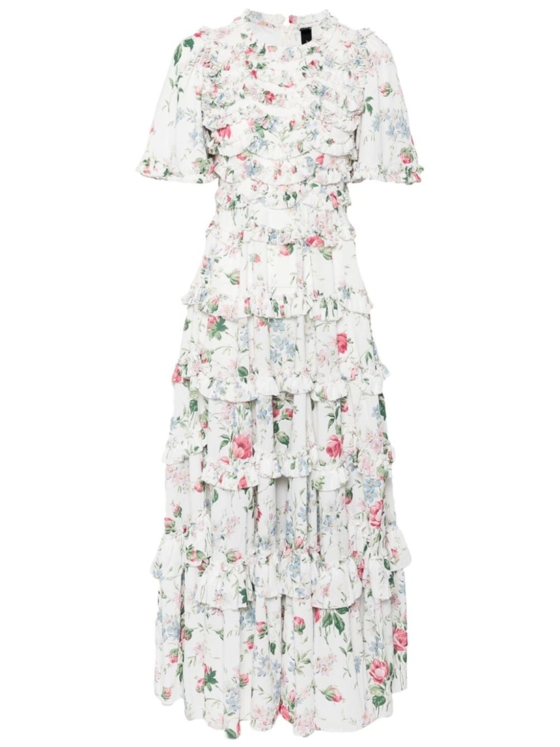 

Платье с рюшами Floral Fantasy Needle & Thread, белый