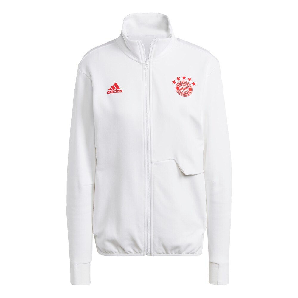 

Спортивная толстовка на молнии Adidas FC Bayern München, белый