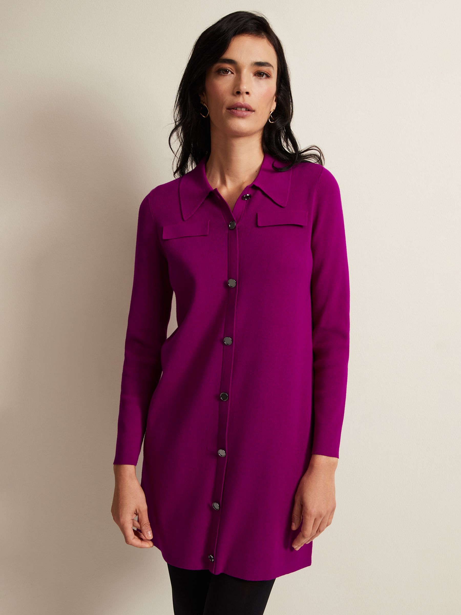 Трикотажное мини-платье Azealia Phase Eight, фиолетовый