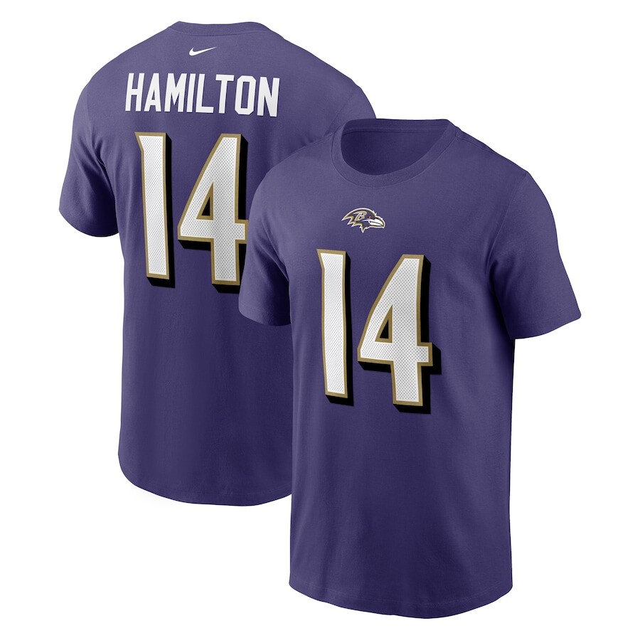 

Футболка с именем и номером Nike Baltimore Ravens, фиолетовый