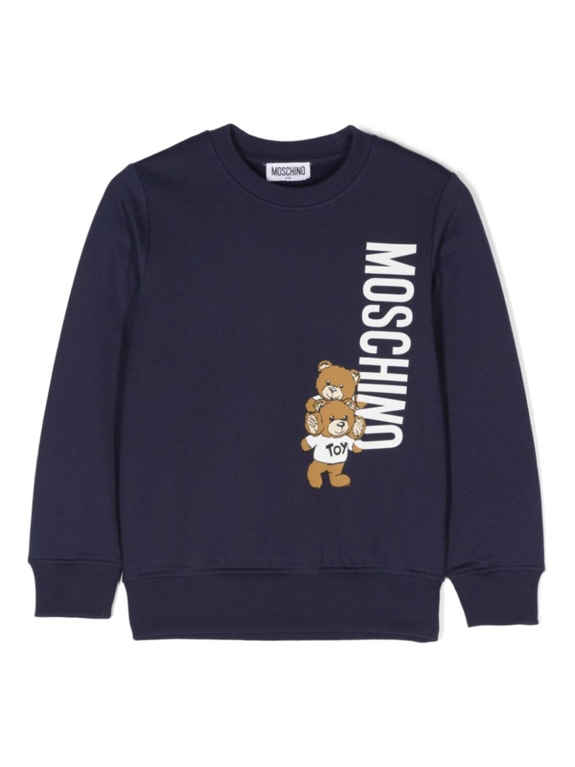 

Moschino Kids толстовка с принтом Teddy Bear, синий