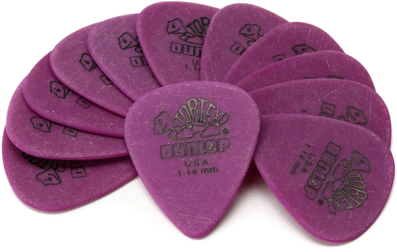 

Стандартные медиаторы Dunlop Tortex — 1,14 мм, фиолетовые (12 шт.)