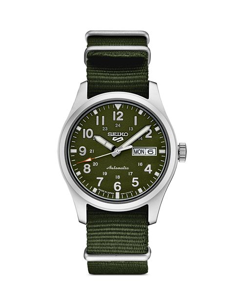 Спортивные часы Seiko 5, 39,4 мм Seiko Watch, цвет Silver