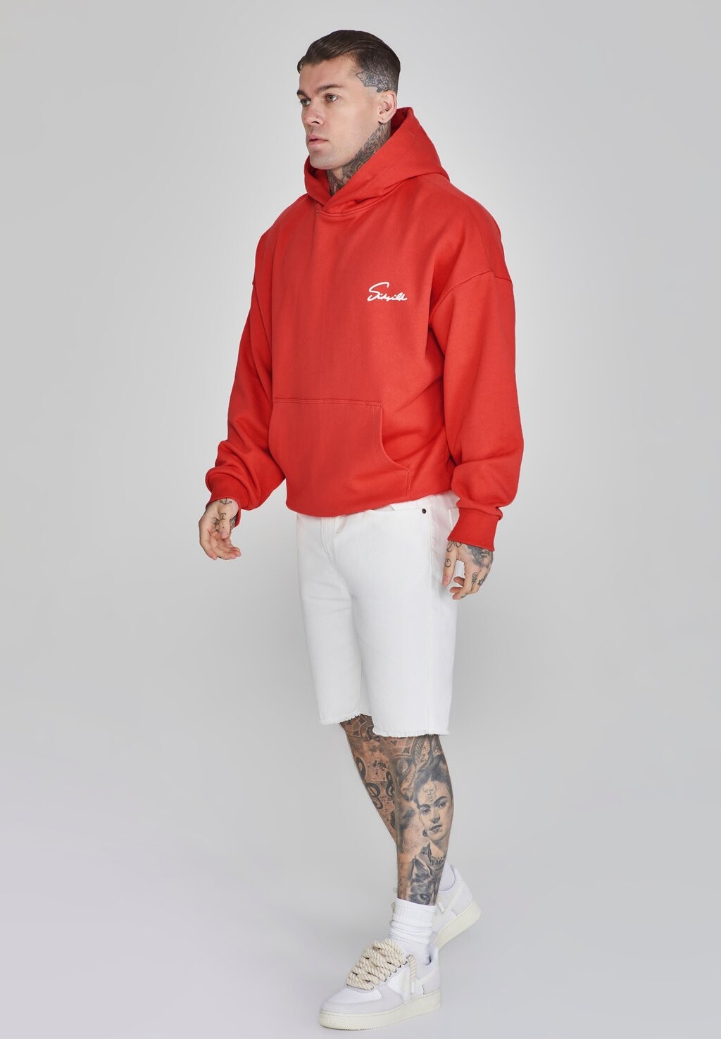 

Толстовка Script SIKSILK, коралловый