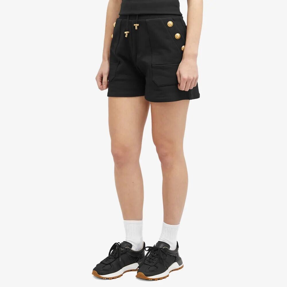 

Короткие шорты Balmain из джерси 6 цветов, черный