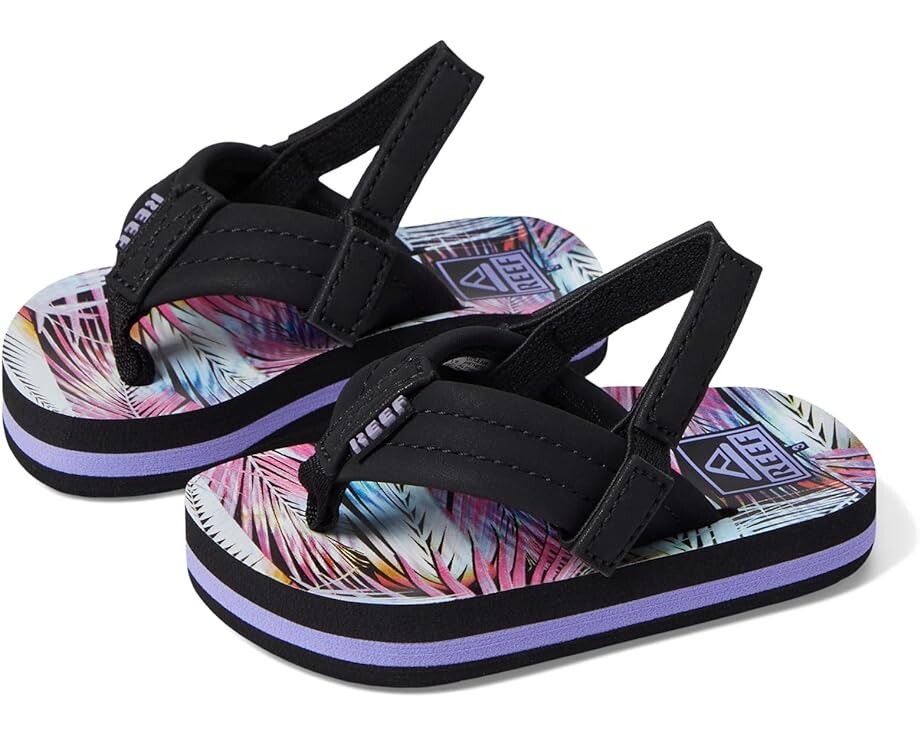 

Сандалии Reef Reef Little Ahi Flip Flop, цвет Palm Fronds