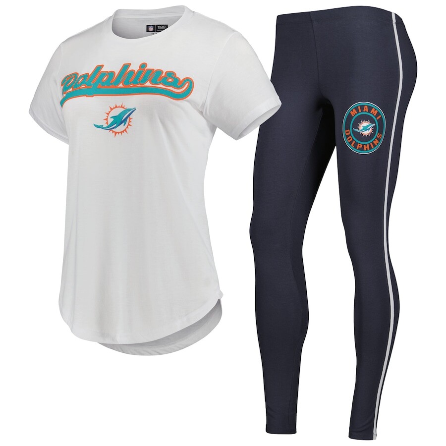 

Пижамный комплект Concepts Sport Miami Dolphins, белый