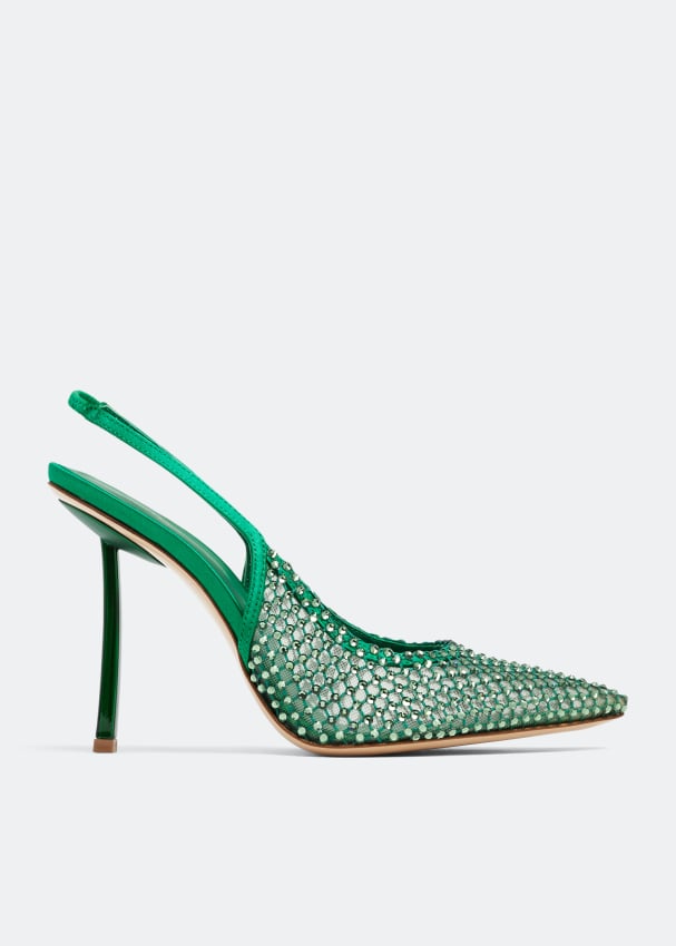 Туфли Le Silla Chanel Gilda 100, зеленый
