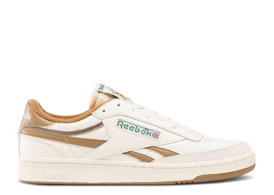 

Кроссовки Reebok Club C Revenge Vintage 'Chalk Trek Brown', белый