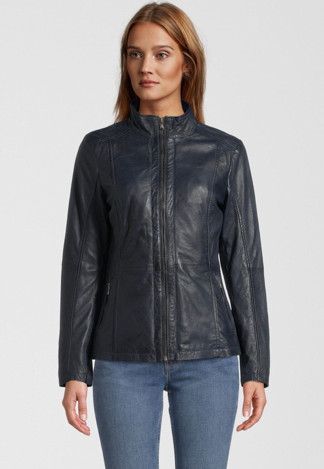 

Кожаная куртка 7eleven Bikerjacke SHARRY, темно синий