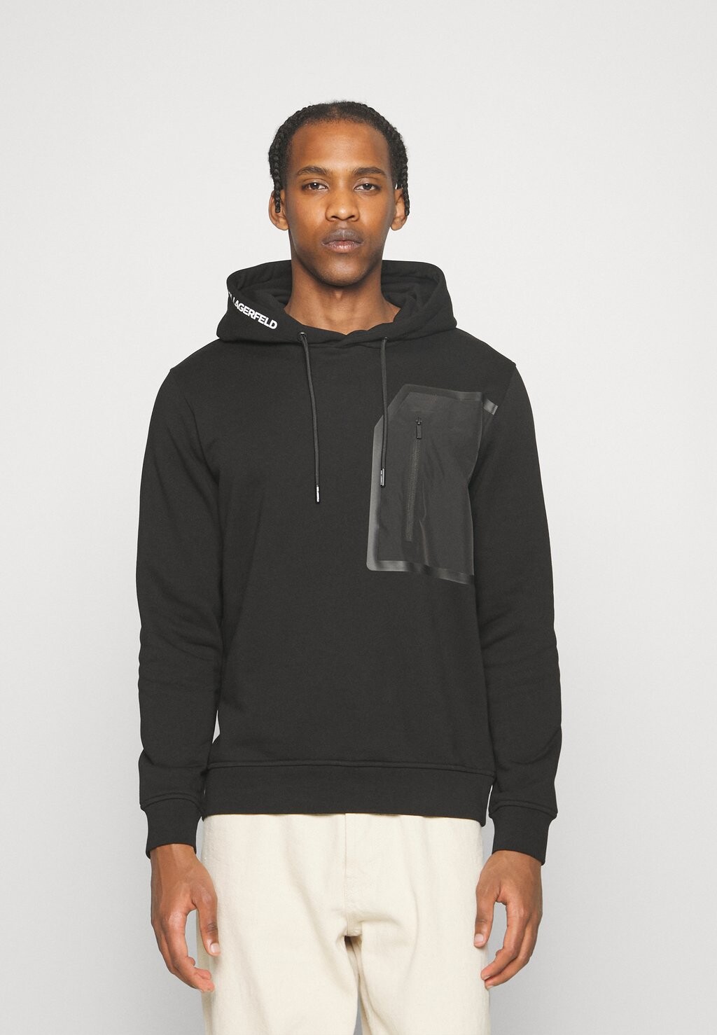 

Толстовка с капюшоном HOODY KARL LAGERFELD, черный