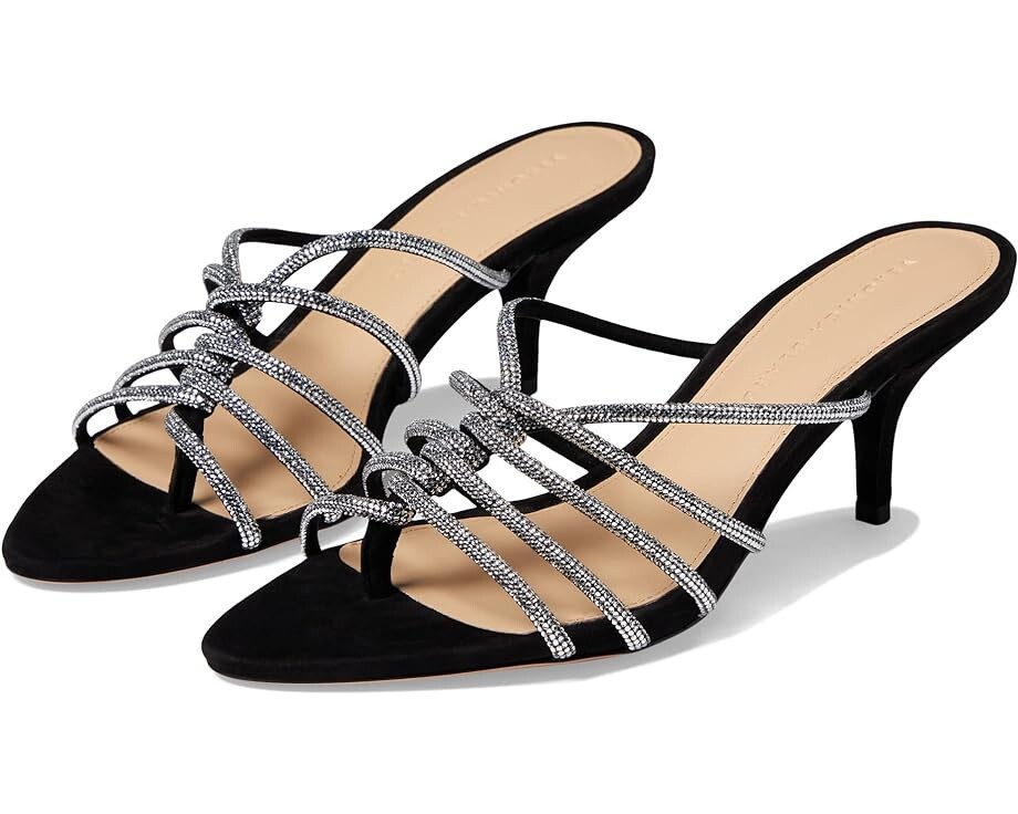 

Туфли Veronica Beard Gaffney, цвет Black/Crystal Suede