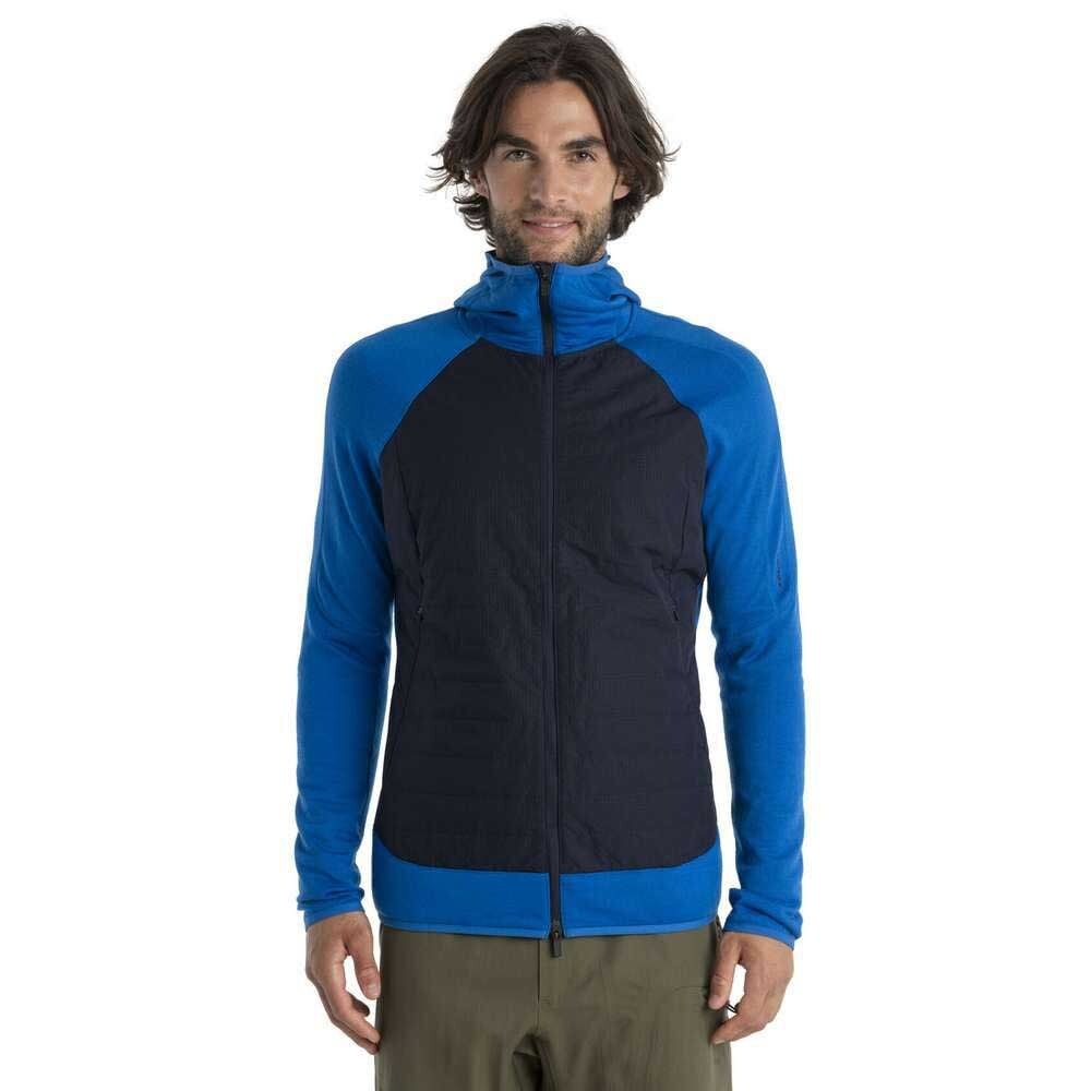 

Толстовка Icebreaker Quantum Hybrid Merino Full Zip, синий